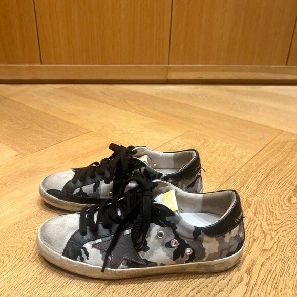 GOLDEN GOOSE - Superstar cloth low trainers - Picture 8 of 15